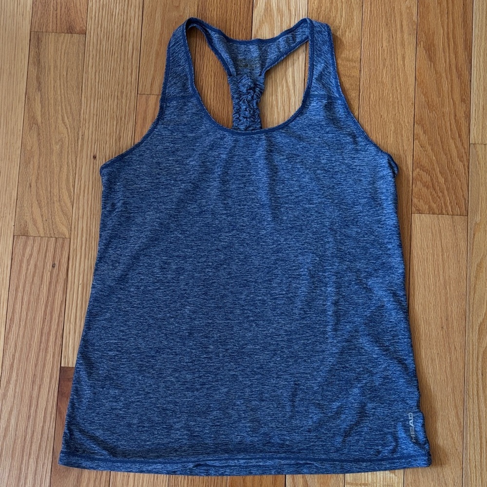 Head Heathered Blue Racerback Tank Top